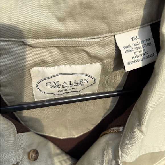 FM Allen Canvas Safari Coat Jacket, XXL,  HIGH QUALITY & RARE! - Picture 2 of 10